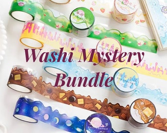 Washi Wonderland Mystery Bundle - 10 Rolls of Assorted Decorative Tapes