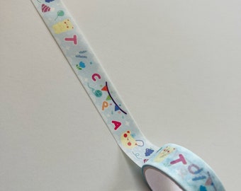 Alphabet Baby Bear Washi Tape