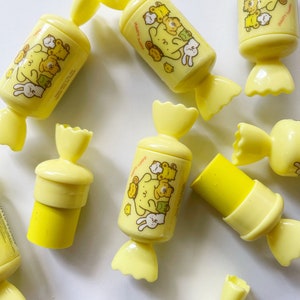 Kawaii Baking Puppy Dog Candy Eraser - Cute and Playful! Perfect for Back-to-School! Popular Kawaii Office Supply, Erasers, Drawing, Yellow