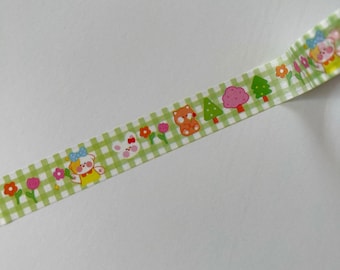 Gingham Garden Washi Tape