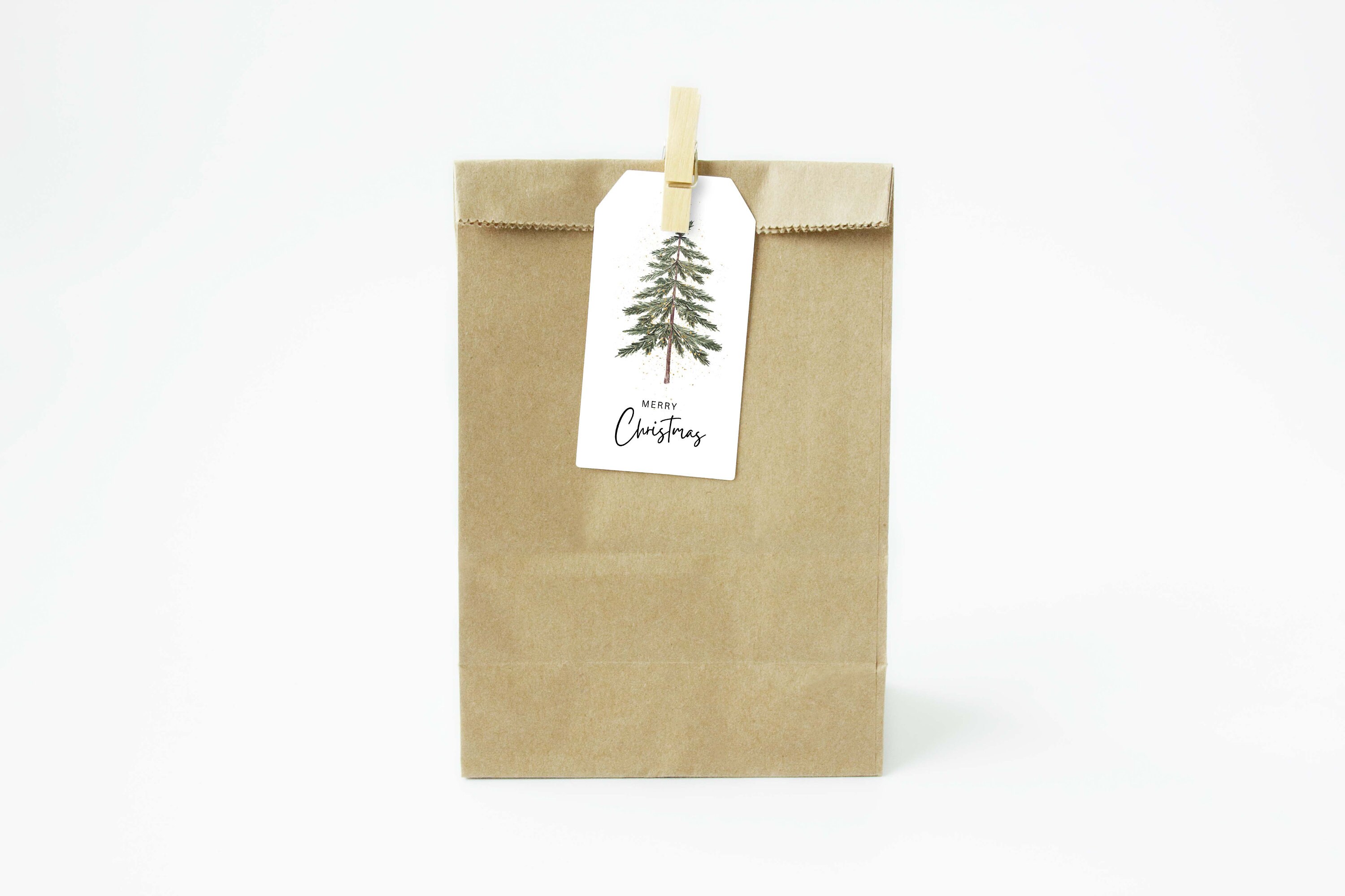 Printable Christmas Tag Holiday Gift Tag DIY Gift Tag Etsy