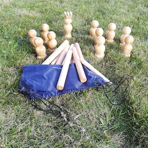Juego de césped Kubb