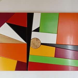 Geometric Wood Wall Art