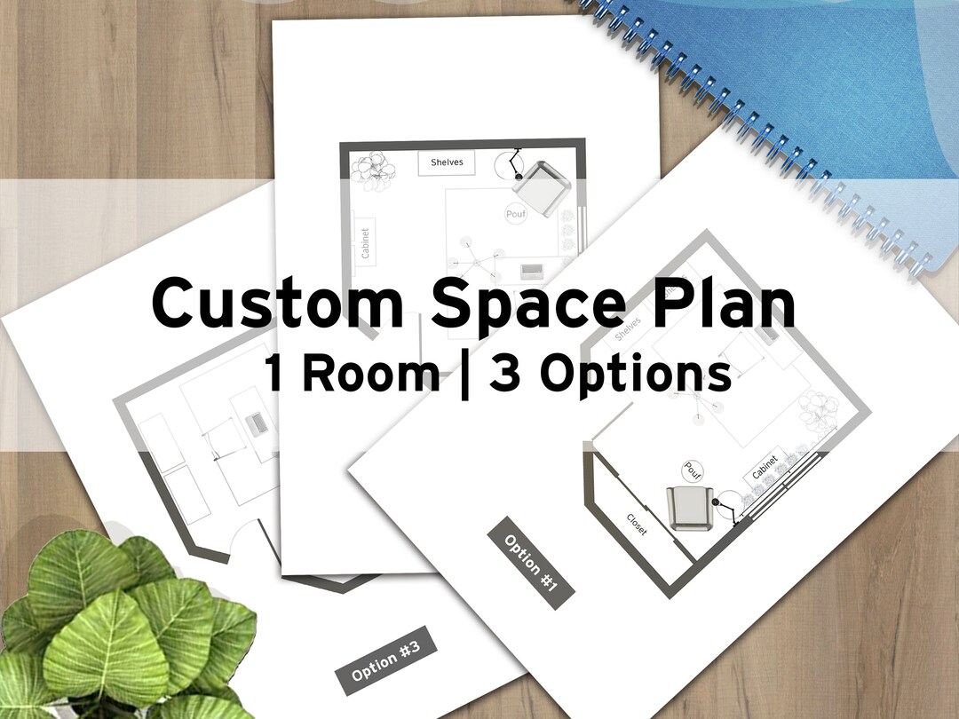 Custom Room Layout Options Interior Design E-design Virtual Interior ...
