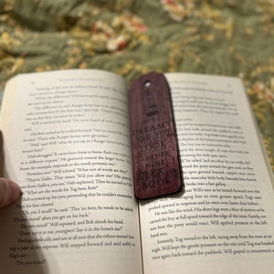 Personalized Engraved Wooden Bookmarks