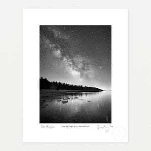 Into the Quiet Wild Whisperings, Limited Edition Photography Print by James Manning, Black and White Star Art, 11x14, 17x22in
