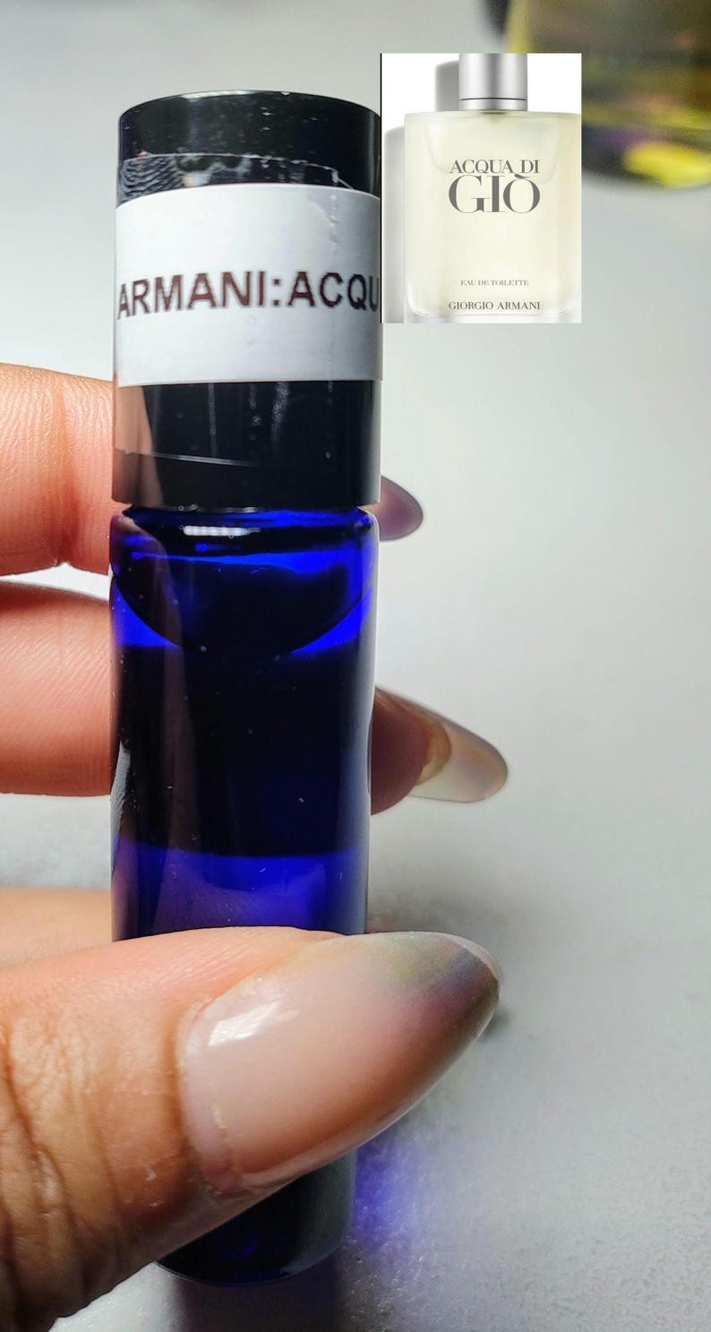 Men's Cologne Roll On Oils: Designer Fragrance Inspired (10mL) image 2