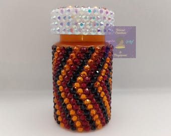 Strass Pillenflaschen | Bling Medizin-Flaschen