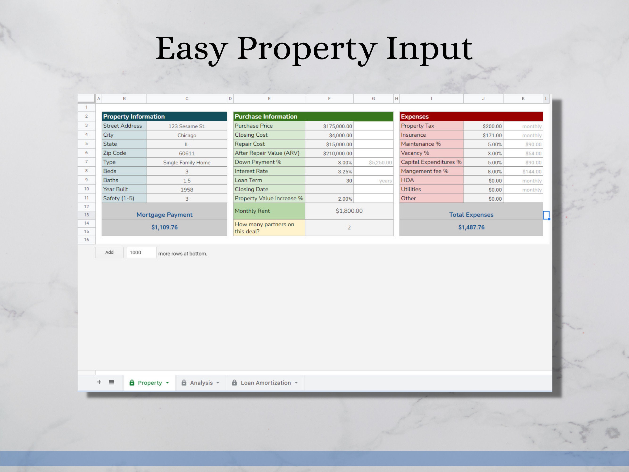 Best Rental Property Calculator - Analysis - Etsy