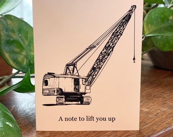 Uplifting Note Card - Crane Note Card