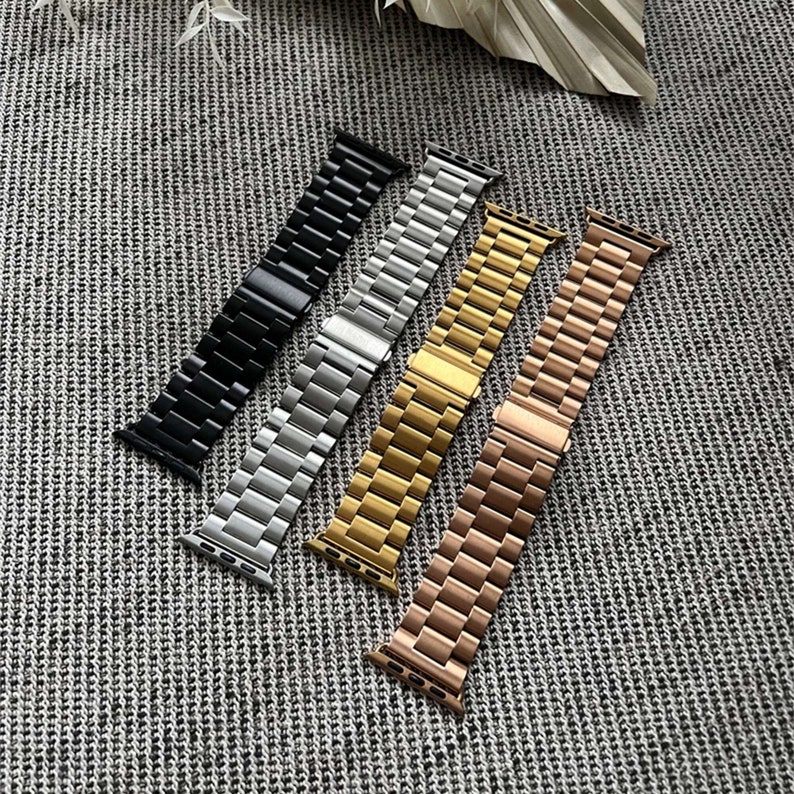 Rose Gold Apple Watch Band Series 8/7/6/5/4/3/SE for Iwatch Etsy UK