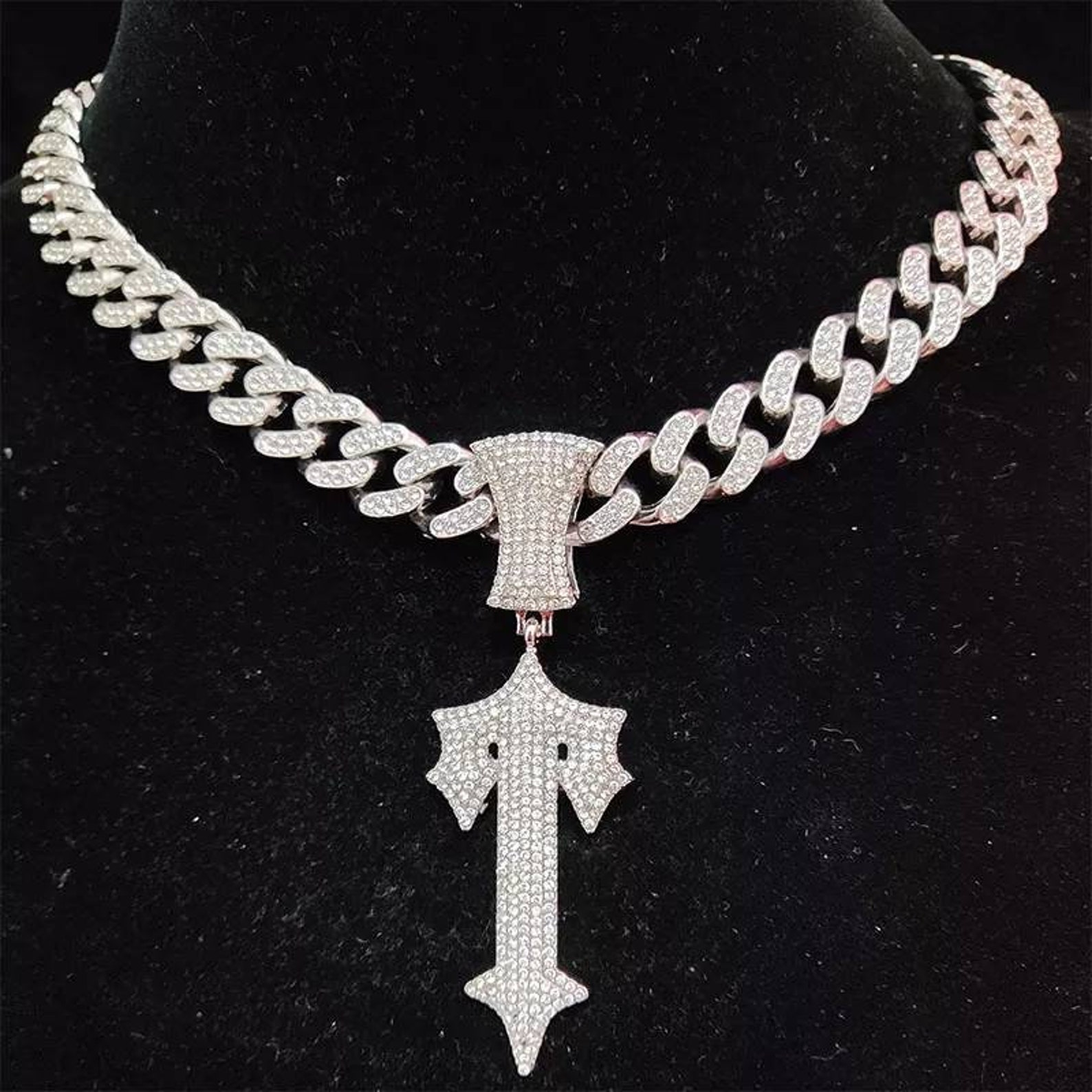 Trapstar London Chaîne de maillons cubains Trapstar Chain Etsy France