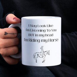 Horse Lovers Mug - White 11oz Ceramic Mug