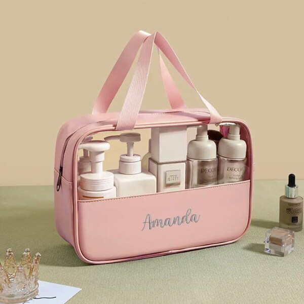 Clear Toiletry Bag for Women Etsy