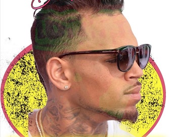 Chris Brown tour design png for sublimation dtf transfers shirts, mugs, tumblers clip art and more