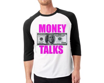 Money Talks diseño png para sublimación, diseño de trampa, diseño divertido de diseño de dinero