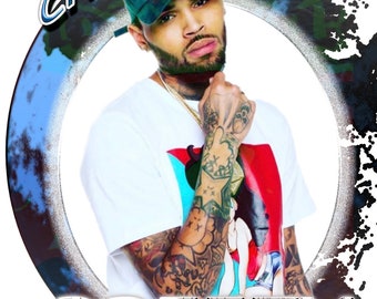 Chris Brown tour  design png for sublimation dtf transfers, mugs and more, Chris Brown shirt design, Chris Brown PNG, celebrity shirt templa