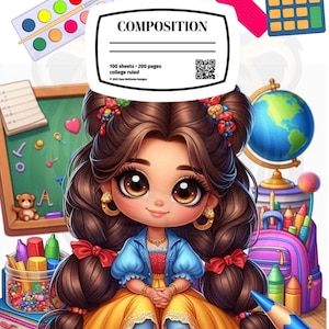 composition notebook  template bundle for canva only link for immediate download to create custom book