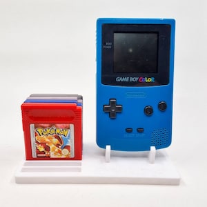 Gameboy Color Display Stand & Games Holder | GBC | 3D Print