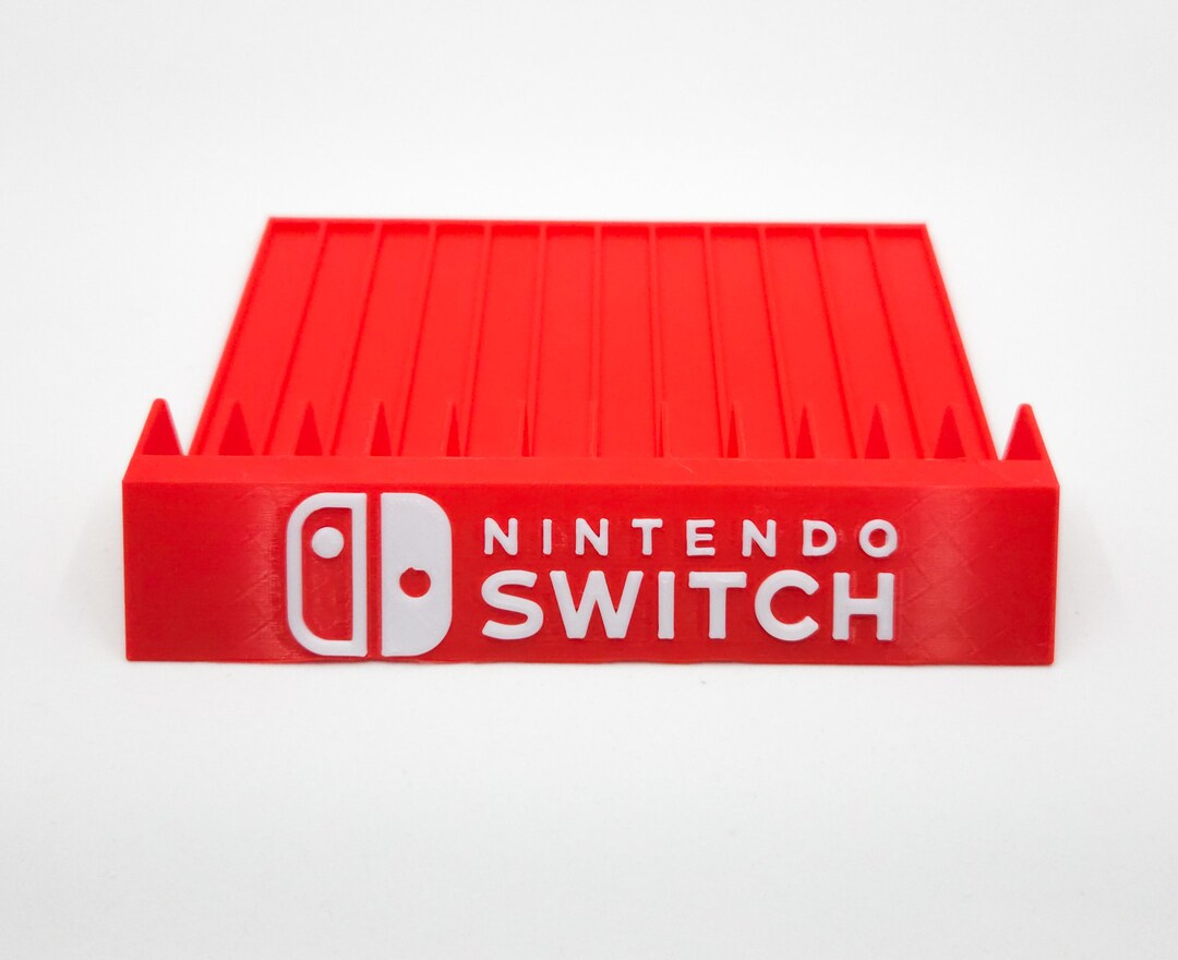 Nintendo Switch 12 Game Case Display Stand 3D Print Etsy