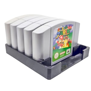 Nintendo 64 Game Holder Display Stand | 6 Games | 3D Printed