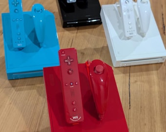 Nintendo Wii-console en controller Displaystandaard gekantelde versie – 3D-geprinte houder (alleen standaard)