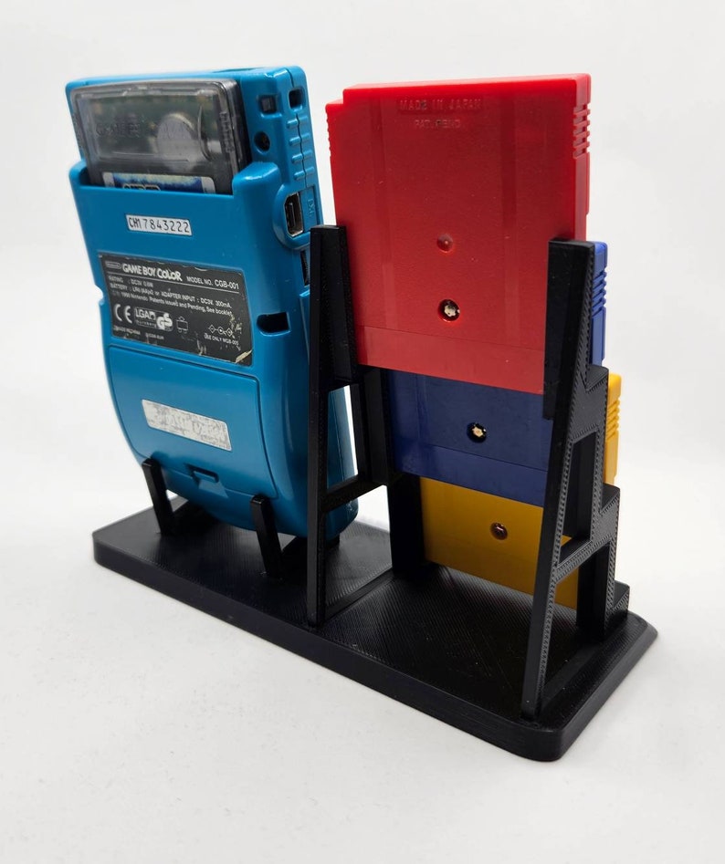 Gameboy Color Console & Game Display Stand 3D Printed - Etsy