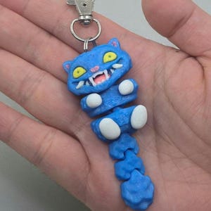 Portachiavi flessibile Derpy Tiger articolato / Cacciatori di demoni K-Pop / Stampato in 3D / Ciondolo per borsa