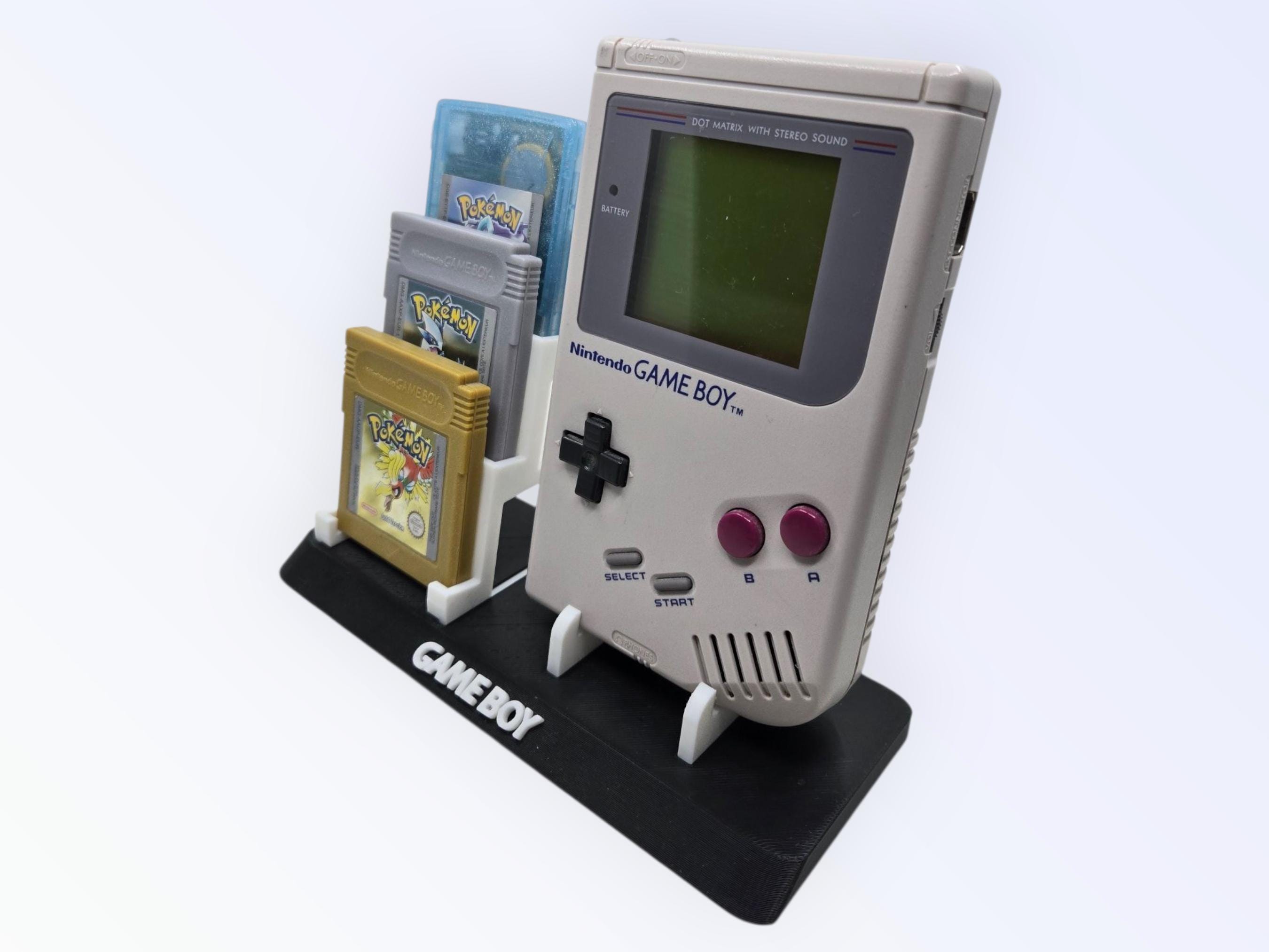 Gameboy Original 3 Game Display Stand | 3D Printed | Nintendo | DMG-01 ...