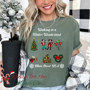 Walking In a Winter Wonderland | Main Street, USA Comfort Colors Graphic Tee