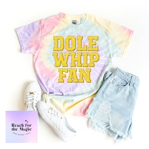 Disney Dole Whip Fan Tie Dye Grafik T-Shirt