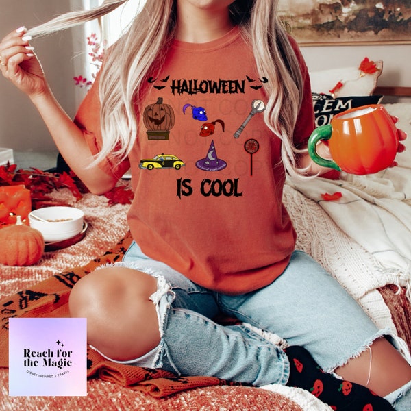 Halloween is Cool Halloweentown Comfort Colors Graphic Tee