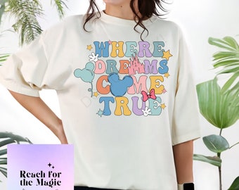 Wo Träume wahr werden Komfort Farben Grafik T-Shirt
