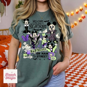 Nightmare on Main Street Comfort Colors Graphic Tee