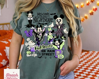 Camiseta gráfica Nightmare on Main Street Comfort Colors