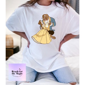 Beauty and the Beast Comfort Color Graphic Tee