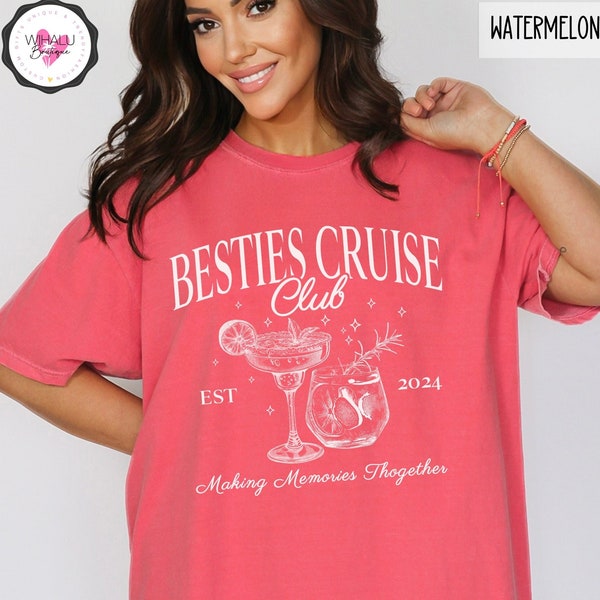 Matching Friends Cruise Crew Shirts Group Cruise Shirt Custom Cruise Shirts For Best Friends Cruise Trip Tshirt Bestie Cruise Travel T-Shirt