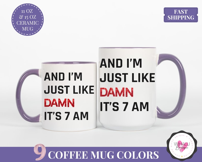 pop culture coffee mug damn its 7am funny tea mug trending mugs for her black and white mug sarcastic gift for her gift for best friend coffee mug with saying wife gift for coffee lover monday morning mug cute funny tea cup for work pink aesthetic mug caffeine lover mug ceramic mug for friend work office coffee mug girlfriend coffee gift cup for sister Damn It's 7am Mug TSwift Coffee Mug Singer Fan Mug Pop Culture Mug Best Friend Gift for Mom Gift Wife Gift Fandom Mug Birthday Gift Tea Cup