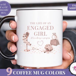 showgirl era mug life of an engaged girl mug taylor inspired engagement mug tswifty bride mug bride to be coffee mug wedding shower gift for her future mrs mug taylor gift mug minimalist pop culture mug engaged girl cup bridal party mug engagement present custom bride mug music lover gift wedding fan mug taylor era engagement mug engagement coffee mug bride to be present