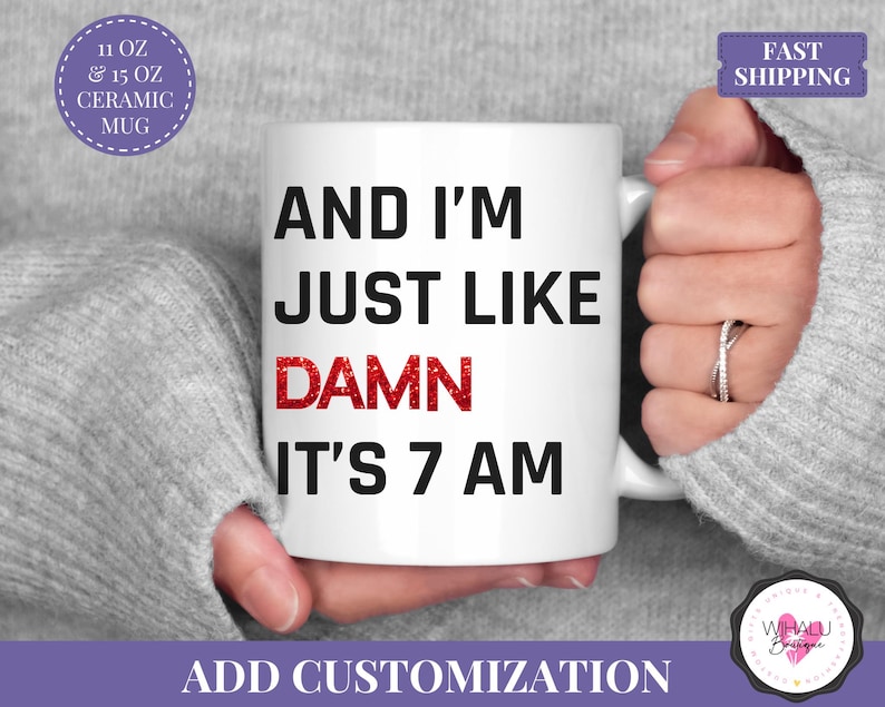 Damn It's 7am Mug TSwift Coffee Mug Singer Fan Mug Pop Culture Mug Best Friend Gift for Mom Gift Wife Gift Fandom Mug Birthday Gift Tea Cup damn its 7am tea cup funny coffee mug cute girly mug pop culture themed mug pink purple coffee cup gift for mom funny fan gift birthday mug for women wife tea cup trending funny mug sarcastic monday mug cute quote cup best friend gift ceramic black handle mug pop culture inspired gift for friend cute gift funny tea lover gift mug with funny saying