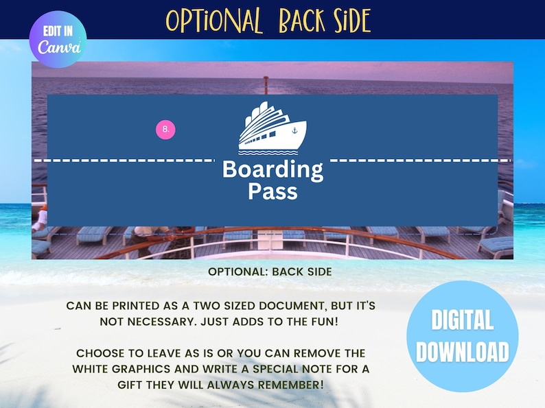 Celebrity Cruise Boarding Pass