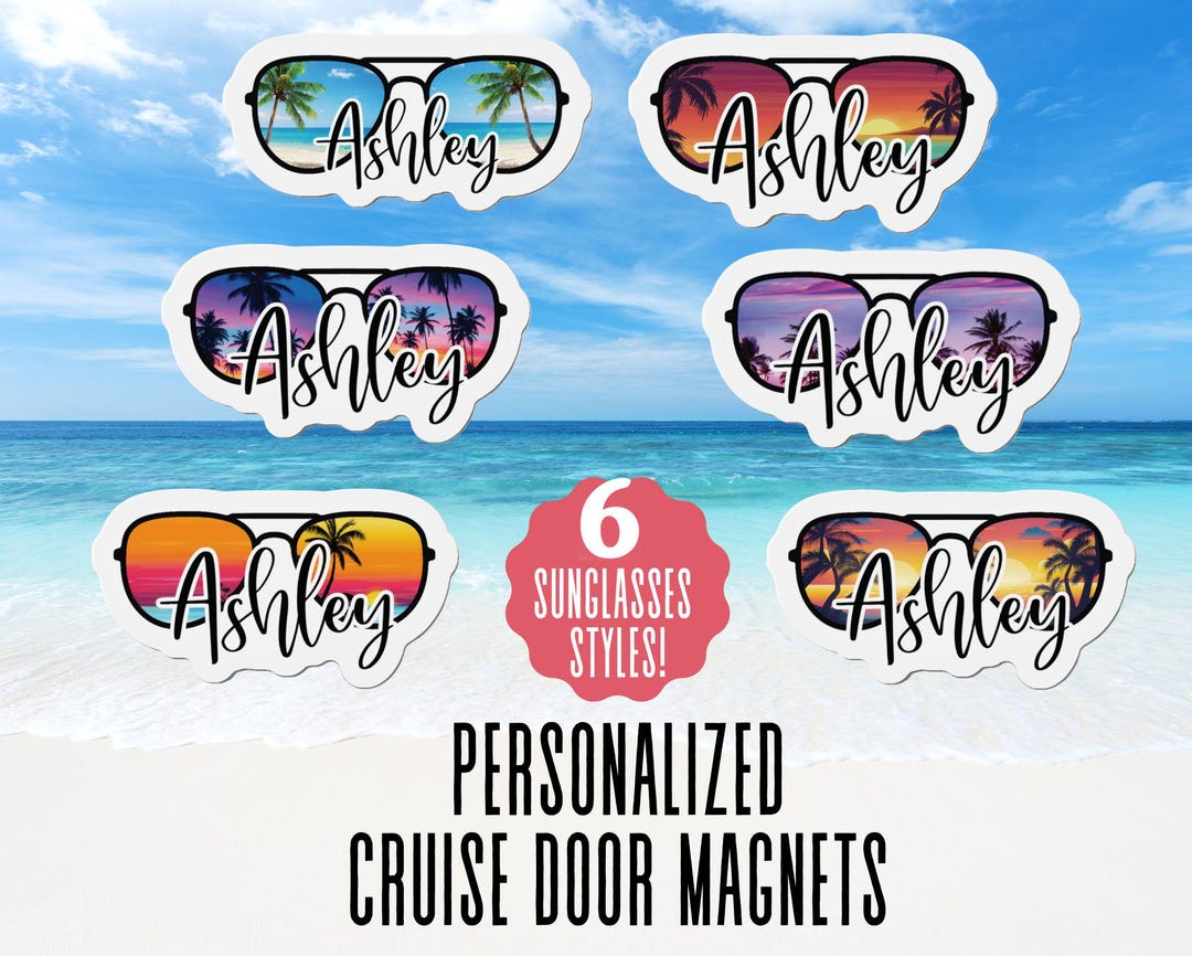 Cruise Door Magnets Custom Cruise Magnet Colorful Personalized Name ...