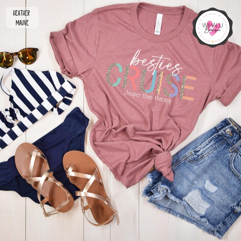 Matching Friends Cruise Shirts Bestie Cruise Travel Tee Best Friends Summer Vacay Tshirt Cruise Vacation 2024 T Shirt Cruise Mode T-Shirt