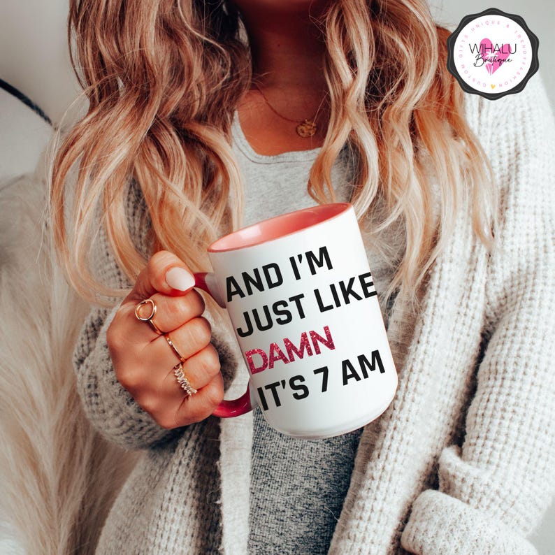 Damn It's 7am Mug TSwift Coffee Mug Singer Fan Mug Pop Culture Mug Best Friend Gift for Mom Gift Wife Gift Fandom Mug Birthday Gift Tea Cup funny coffee mug for women damn its 7am pop culture gift tea mug with quote best friend birthday gift cute pink mug girly funny mug gift for her office desk mug for work funny sarcasm mug tea lover cup for mom daily coffee mug wife birthday mug ceramic coffee cup cute quote mug monday mood mug relatable mug unique gift idea tea drinker mug for bestie