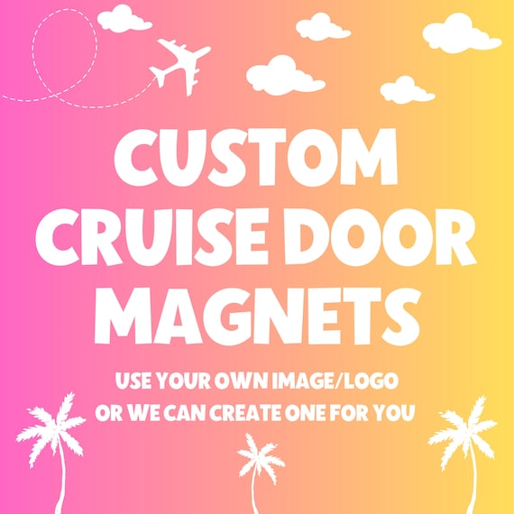 Custom Cruise Door Magnet Personalized Magnet Cruise Ship Custom Door Decoration Cruise Door Sign
