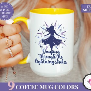 dancing through the lightning strikes ts inspired lyric mug fan girl gift for her showgirl era gift idea swifty mug life of a collection cup lightning lyric design personalized cup ts inspired fan gift taylor vibe cup aesthetic lightning design mug cute lyric fan mug storm dancing girl mug custom name swifty fan present lightning theme coffee cup inspirational quote mug unique lyric cup trending taylor fan mug showgirl aesthetic
