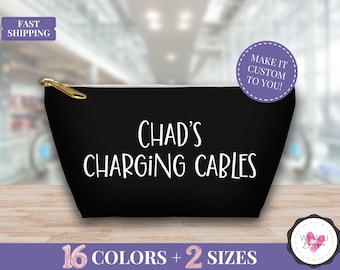 Travel Accessories Bag Cord Organizer For Travel Custom Name Pouches Cable Organizer Bag Personalized Travel Gift Ideas For Christmas Gift