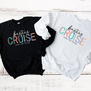 Matching Friends Cruise Shirts Bestie Cruise Travel Tee Best Friends Summer Vacay Tshirt Cruise Vacation 2024 T Shirt Cruise Mode T-Shirt