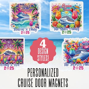 Personalized Cruise Door Magnets Custom Magnet Family Cruise Door Decoration Cruise Door Decor Cruise Ship Door Magnet For Cruise Door Sign