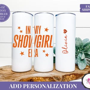 showgirl tumbler 40 oz in my showgirl era cup with handle fan merch for tswiftie iced coffee tumbler life of a gift tumbler 2025 fan era ts 12 ts12 album inspired gift custom showgirl cup drinkware gift with personalization bachelorette drinkware for swifty showgirl fan orange glitter text party gift for ts fan showgirl orange cup cute retro tumbler for music lover ts theme mug gift glitter fan gift hot cold cup